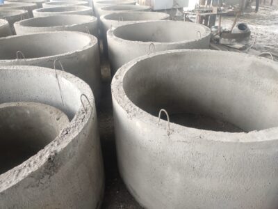 Заводские бетонные кольца для септика