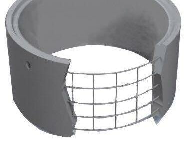 Бетонные кольца с завода