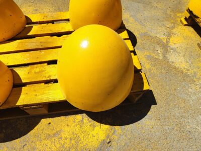 Бетонные полусферы ограничители движения парковки