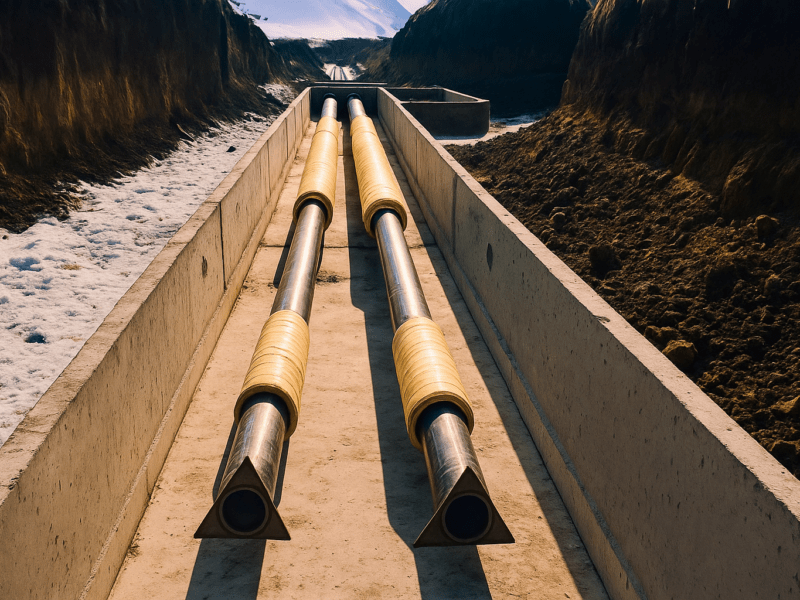 лоток л4-8 для теплотрасс