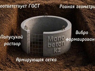 Бетонные кольца в Алматы